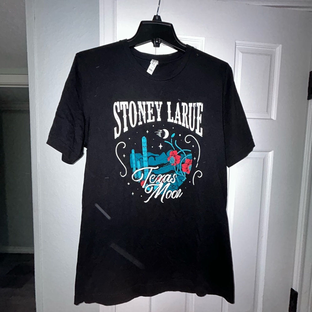 Black Graphic Stoney Larue T-Shirt